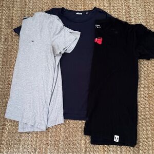 Calvin Klein Tommy Hilfiger Rollas Marcs Men's T-Shirt Pack - Black, Navy, Gray